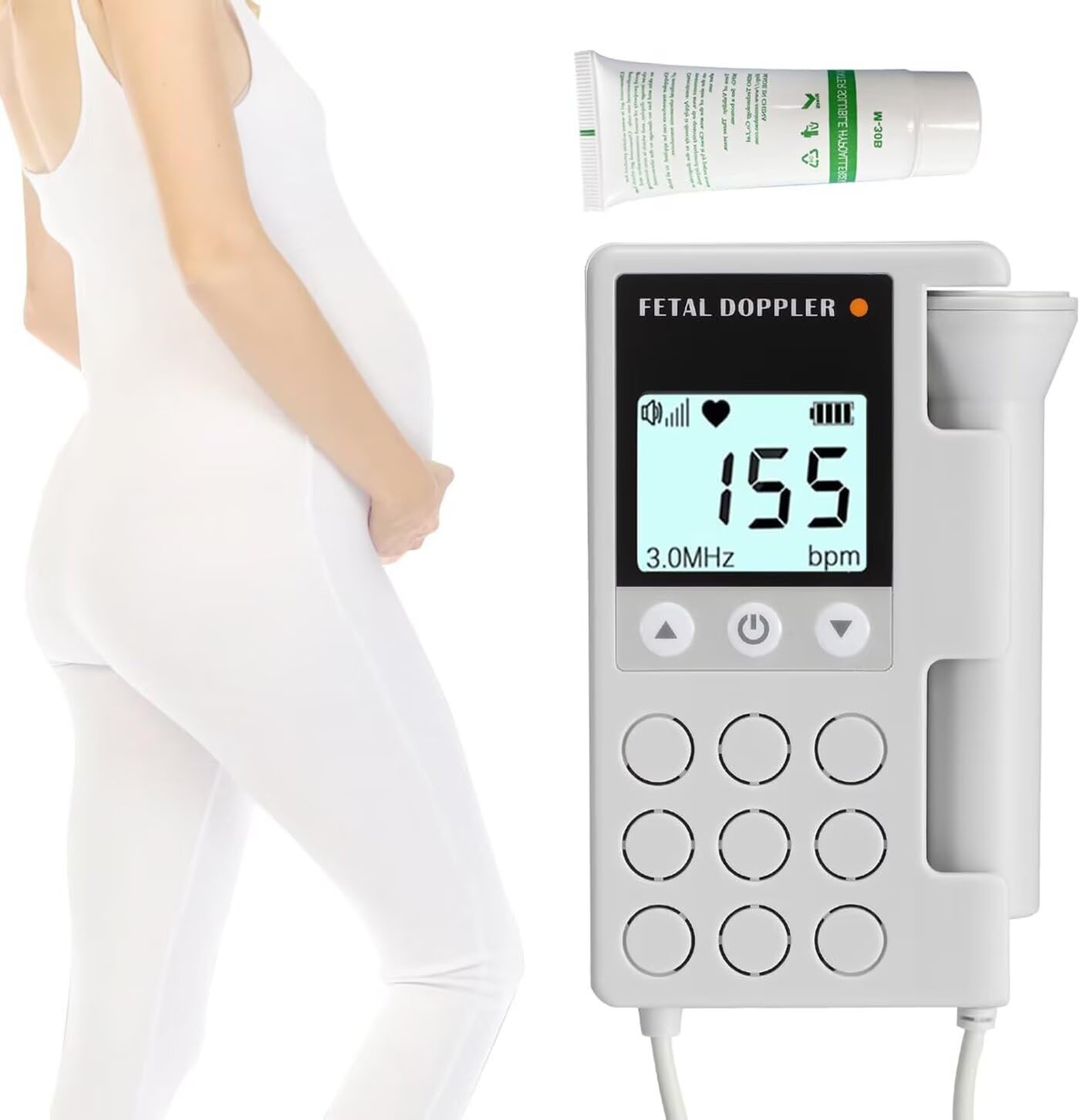 Bags for Fetal Monitor Accessories Portable Doppler Baby Monitor Pregnancy Bag Easy to Use at Home-BY59