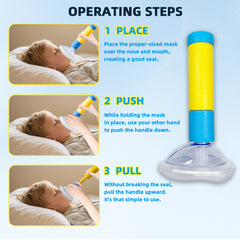 Choking Rescue Device Home Kit & Travel Kit - Anti Choking Device for Kids and Adults, Portable Airway Suction Device, Choking First Aid Device