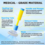 Choking Rescue Device Home Kit & Travel Kit - Anti Choking Device for Kids and Adults, Portable Airway Suction Device, Choking First Aid Device