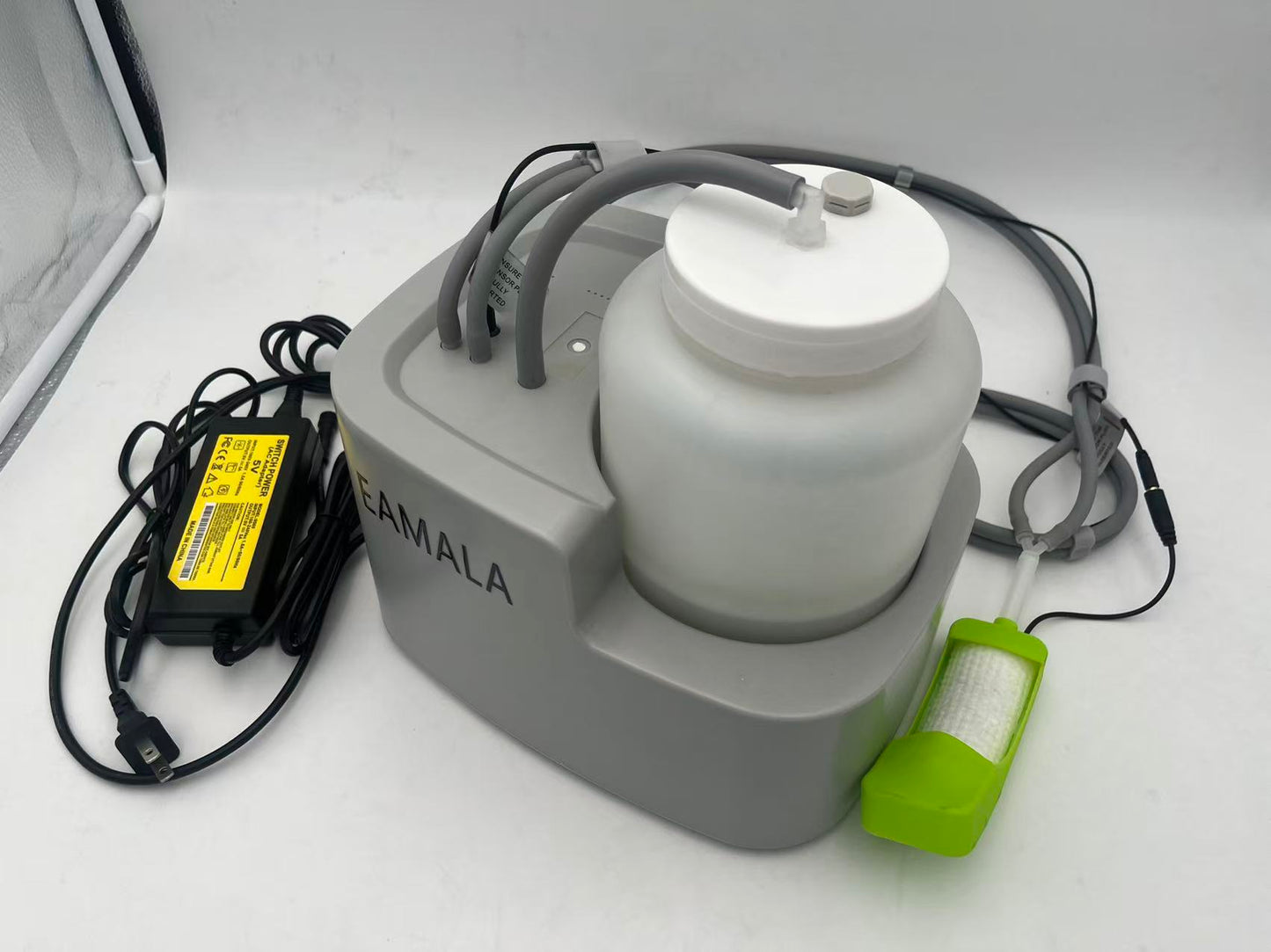 EAMALA Female External Urine Collection System – External Catheter, Urine Collection Container, Suction Tubing & Accessories